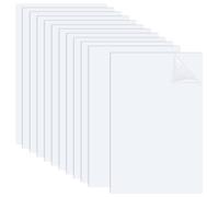 OLYCRAFT 12 Fogli di plastica ABS bianco 15x10cm Pannello di plastica ABS 0,5 millimetri spessore duro foglio di plastica polistirolo flessibile scheda foglio per la costruzione di materiale