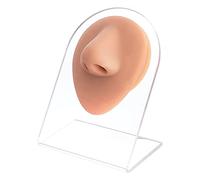 OLYCRAFT 1Pc Modello Naso in Silicone Flessibile Morbido Silicone Flessibile Naso Umano Naso di Gomma con Modello di Parti del Corpo Display per Gioielli Display Strumento Insegnante