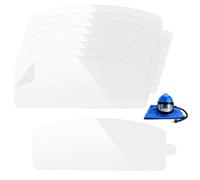 OLYCRAFT 20 pezzi di ricambio per cappuccio sabbiatura 407 x 146 mm | Materiale PVC trasparente, schermo della cabina di sabbiatura, pellicola antigraffio, spessore 0,5 mm