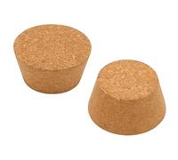 OLYCRAFT 2pz Tappi di Sughero Grandi da 6~8cm Tappi di Sughero per Bottiglie Tappi Conici in Legno Tappi di Sughero per Barattoli di Conserva Tappo Conico in Legno per Cucina Bomboniere Conserve