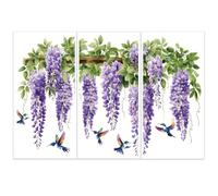 OLYCRAFT 3 pz/Set Adesivi Trasferibili per Mobili e Artigianato 15x30cm Vines Furniture Transfer Sticker Decalcomanie per Mobili Decorazioni per Trasferimento Adesivi da Strofinare Decalcomanie