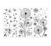 OLYCRAFT 3 pz/Set Dandelion Rub On Transfers per Mobili e Artigianato 15x30cm Dandelion Furniture Transfer Sticker Decalcomanie per Mobili Adesivi per Trasferimento Decorazioni Decalcomanie per Mobili