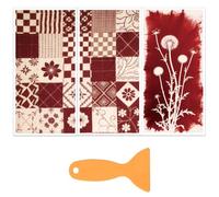 OLYCRAFT 3 pz/Set di Adesivi per Trasferimento di Stampe Botaniche per Mobili e Artigianato 15x30cm Trasferimento di Stampe Botaniche Decalcomanie per Scrapbooking Decorazioni per Mobili In Legno