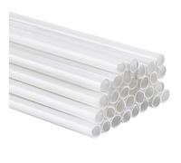 OLYCRAFT 30 pz Tubi Rotondi In Plastica ABS 25cm di Lunghezza Tubo Modello In Plastica Bianca Aste di Plastica per Tasselli 2.5mm ID 4mm OD Asta Tubolare Tondo Cavo per Fai Da Te Tavolo di Sabbia