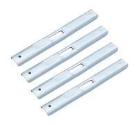 OLYCRAFT 4 strumenti portatili per guida di profondità per motosega, 12 x 1,4 x 0,7 cm, strumento di profondità, strumento di guida in acciaio per sega a catena Oregon Raker accessori per la rimozione