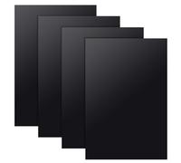OLYCRAFT 4Pz Foglio di Plastica ABS Nero 30x20 cm Piastre in Plastica ABS 1 mm Spessore Foglio per Modelli Architettonici Tavolo Sabbia Forniture di Materiali da Costruzione