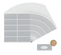 OLYCRAFT 500pz 2.5x6cm Adesive Gratta e Vinci Argento Gratta e Vinci Personalizzato Adesivi Gratte e Vinci Fai Da Te Le Mie Carte per Creare Carte Premio A Sorpresa Giochi Fai Da Te