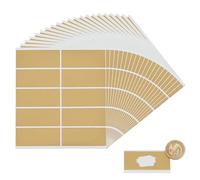 OLYCRAFT 500pz 2.5x6cm Adesive Gratta e Vinci Dorate Gratta e Vinci Personalizzato Adesivi Gratte e Vinci Fai da Te Le Mie Carte per Creare Carte Premio A Sorpresa Giochi Fai da Te