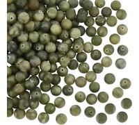 OLYCRAFT Circa 200 pz 8mm Naturale Taiwan Giada Perline Natura Jasper Perline Allentate Perline di Pietre Preziose Pietra Energetica Foro da 1,5 cm per Braccialetto Collana Creazione di Gioielli