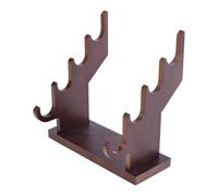 OLYCRAFT Espositore per Bacchette Magiche Marrone A 4 livello Supporto per Bacchette Magiche 16x6x16.5cm Espositore per Bacchette Magiche Da Mago Supporto per Bacchette Magiche In Legno Supporto