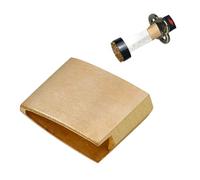 OLYCRAFT Fermaglio per Collare Habaki In Ottone Ghiera per Spada Habaki Da Samurai Protezione per Mano Fermaglio per Spada di Arti Marziali Accessori per Spade Giapponesi Protezione per Lama- Dorato