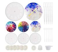 OLYCRAFT Stampo In Silicone per Costellazioni Con Numeri Romani 60 pz, Kit di Stampi In Resina Siliconica per Orologio Epossidico Con Strumenti per La Creazione di Gioielli Fatti A Mano