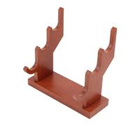 OLYCRAFT Supporti per Bacchette Magiche a 3 Livelli Marrone 14x5x13.5cm Supporto Espositivo per Bacchette in Legno di Faggio Portabacchette per Collezioni di Bacchetta da Mago e Spade da Tavolo