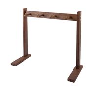 OLYCRAFT Supporto per Campanelli A Vento 40x16x35cm Supporto per Gong In Legno Bersaglio per Gong Supporti per Campanelli A Vento con Base per Stanza Scrivania Esterno Interno Meditazione Yoga