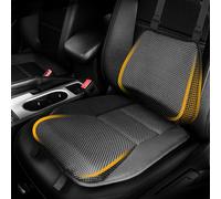 OLYDON Cuscino per sedile auto in memory foam con cuscino di supporto lombare, rete traspirante, facile installazione e design antiscivolo, cuscini per sedile auto per guida per alleviare il dolore al