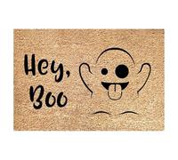 OLYGEE 2 Pcs Funny fall doormat - Halloween Door Mats, 40×60+40×120cm Water absorption Non-Slip Indoor/Outdoor for Front Door Decorations (C)