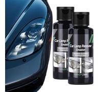 OLYGEE Car Lamp Recover Emulsion, Elimination of Scratches & Yellowing, Turn Cloudy Headlights Into Crystal Clear Vision, Safer Driving (2pcs)