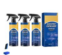 OLYGEE Coating Agent Spray for Vehicles, Multi-Functional Coating Renewal Agent, 3-in-1 Multi-Surface Protection for Cars & Plastic Parts, Waterproof, Scratch Resistant, Long-Lasting, 120ml (3pcs)