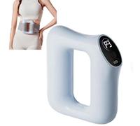 OLYGEE Multifunctional Full-Body Fascia Rings, 2025 Upgraded Full-Body Fat Burning and Shaping, Ergonomic Electric Belly Massager Ring, Adjustable 3 Modes / 5 Levels of Intensity Massage (Blue)