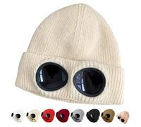 OLYGEE Novelty Beanie Hat, Unisex Knit Winter Hat with Fun Eye Design (HH) (BB)