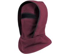 OLYGEE Outdoor Winter Warm Hat Neckband Integrated Cycling Mask Sports-Ski Mask Neck Warmer Ear Protection Outdoor Headwear (Burgundy)