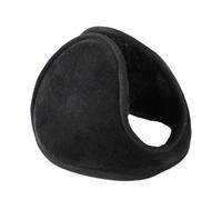 OLYGEE Paraorecchie per l'inverno, dietro la testa, paraorecchie per uomo e donna, in pile freddo, corsa, ciclismo, attività all'aperto, Nero , Taglia unica