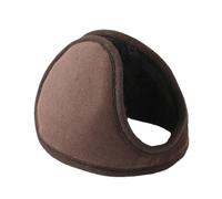 OLYGEE Paraorecchie per l'inverno, dietro la testa, paraorecchie per uomo e donna, in pile freddo, corsa, ciclismo, attività all'aperto, Marrone, Taglia unica