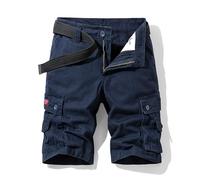 OlyljpinZ Pantaloncini Cargo da Uomo Classico Cotone Multi-Tasca Pantaloni Corti Estivi Pantaloncini da Lavoro Leggero Bermuda Pantaloncini Sportivi Casual Elastici Shorts Vintage