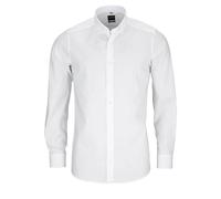 OLYMP, camicia a maniche lunghe, da uomo, Level 5 Body Fit bianco 40