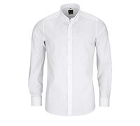OLYMP, camicia a maniche lunghe, da uomo, Level 5 Body Fit bianco 40
