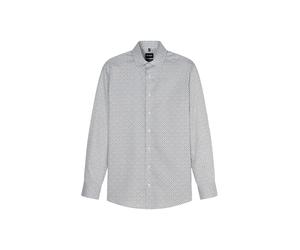 OLYMP Camicia blu chiaro / marrone / grigio argento / bianco Uomo - PROMO - Taglie forti - Camicie da uomo OLYMP XXL