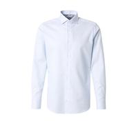 OLYMP Camicia business blu pastello / bianco Uomo OLYMP 44 blu pastello / bianco