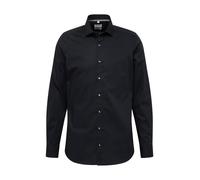 Olymp Uomo Camicia Business a Maniche Lunghe Level Five,Body Fit,Schwarz 68,38