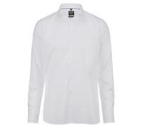 Olymp Super-Sottile Camicia Nr. 6 Bianco Tinta Unita 0466 64 00