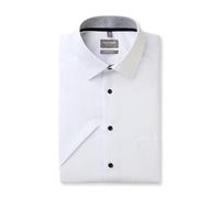 OLYMP Camicia da uomo a maniche corte Luxor, tinta unita, 466 Comfort Fit 20,13 New Kent, antracite 67, 45