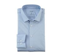 OLYMP Camicia da uomo a maniche lunghe 24/Seven, Single Jersey, Modern Fit, Azzurro 10, 43