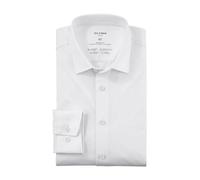 OLYMP Camicia da uomo a maniche lunghe 24/Seven, Single Jersey, Modern Fit, Bianco 00, 43