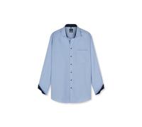 OLYMP Camicia da uomo a maniche lunghe Big.Tal,Natté,468 Business Big 01,01 Kent collare, Azzurro 10, 49 Große Größen