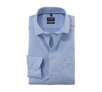 OLYMP Camicia da uomo a maniche lunghe, Luxor, Faux Uni, 465 Modern Fit 20,19 Global Kent, Blu 11, 47