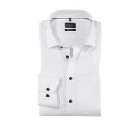 OLYMP Camicia da uomo a maniche lunghe, Luxor, Faux Uni, Luxor Modern Fit, 19 Global Kent, Bianco 00, 41