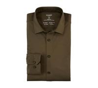 OLYMP Camicia da uomo a maniche lunghe No. Six, in jersey, 24/7 - No 6 six, 20 Urban Kent, Fango 25, 43