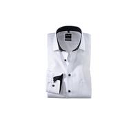 Olymp Uomo Camicia Business a Maniche Lunghe Modern Fit,Weiß 00,45