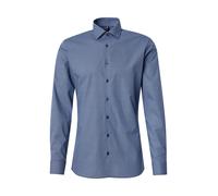 OLYMP Camicia navy / blu chiaro / bianco Uomo OLYMP XL-XXL