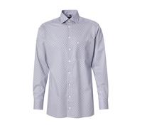 OLYMP Camicia navy / cioccolato / bianco Uomo OLYMP XL-XXL