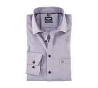 OLYMP Global Kent - Maglietta a maniche lunghe da uomo, stile moderno, taglia 19, Prugna 97, 39