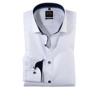 Olymp Level Cinque Uomo Camicia da Ufficio Braccio extra Lungo Bianco 076769 00