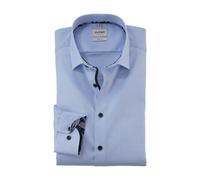 Olymp Level Cinque Uomo Camicia da Ufficio Braccio extra Lungo Blu 205279 11 Blu