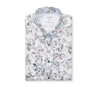 Olymp Level Five 24/Seven Camicia Da Uomo Business Bianca Floreale 203484 00