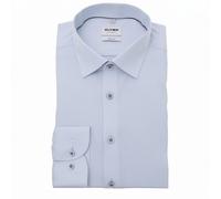 Olymp Level Five Body Camicia Uomo Blu 202114 11 Bleu Slim Fit