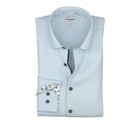 Olymp Level Five Body Fit Camicia Da Uomo Blu 215214 11 Bleu
